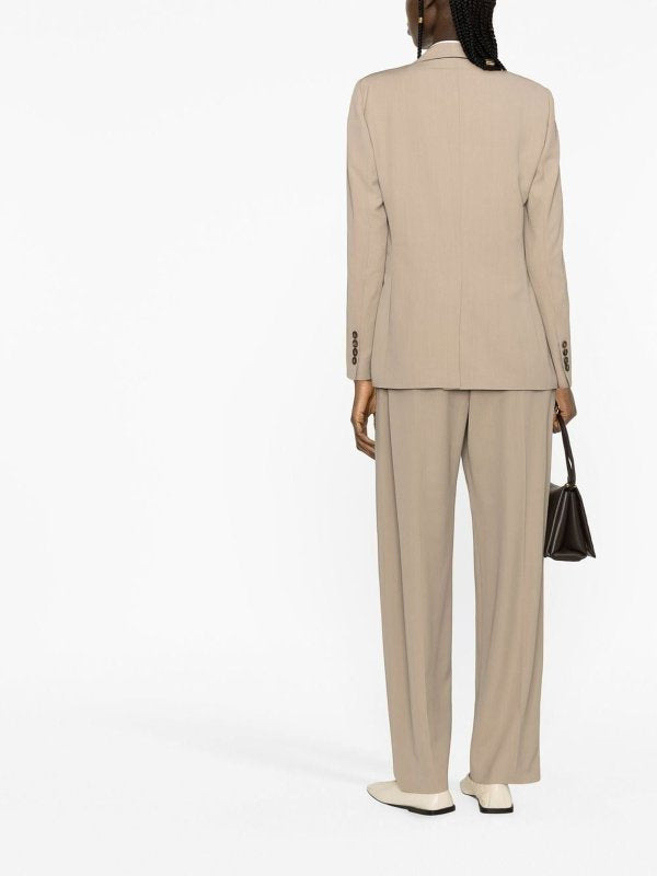 Brunello Cucinelli Beige Viscose Women's Blazer