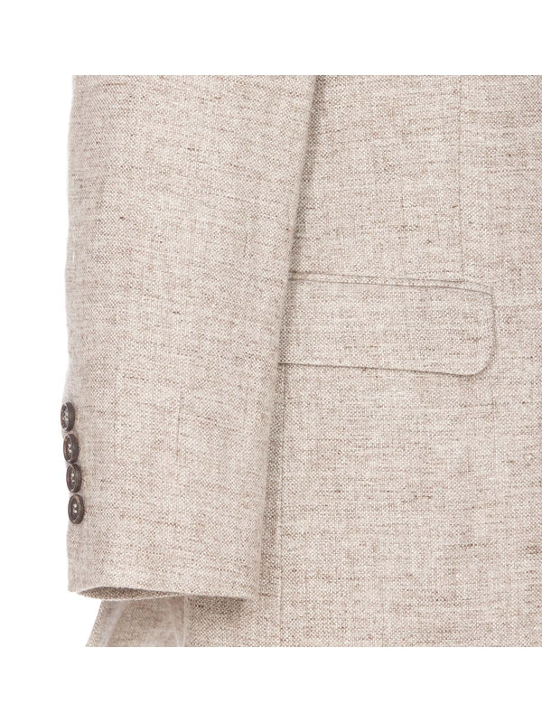 Brunello Cucinelli Brown Linen Women's Blazer
