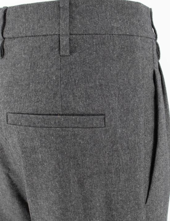 Brunello Cucinelli Gray Wool Casual Women's Pants