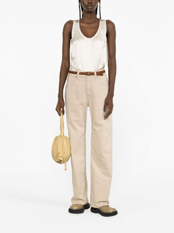 Brunello Cucinelli Beige Silk Women's T-Shirt