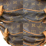 Louis Vuitton Saumur 30 Brown Canvas Shoulder Bag (Pre-Owned)