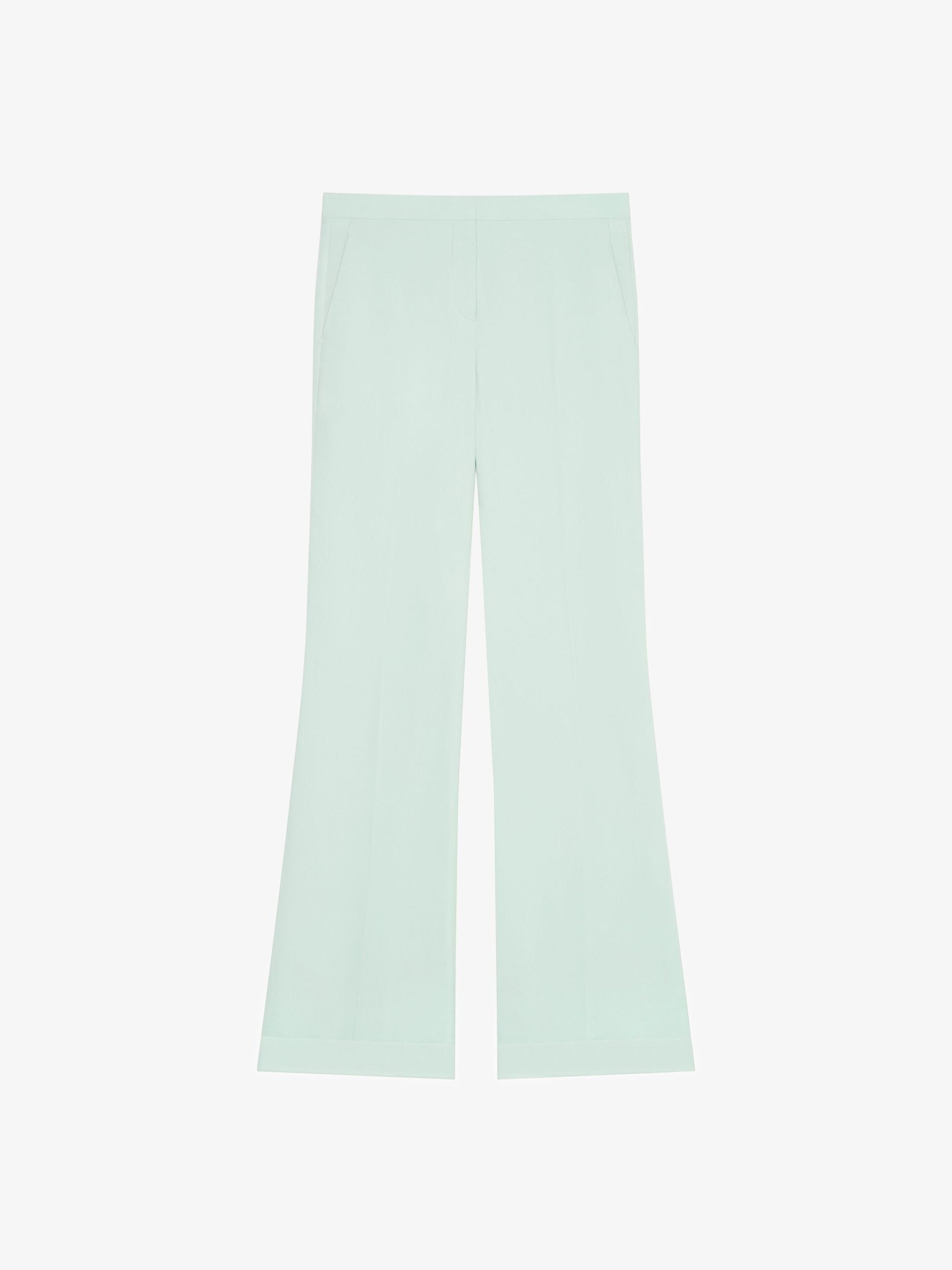 Givenchy Green Fibres Flared Women's Pants