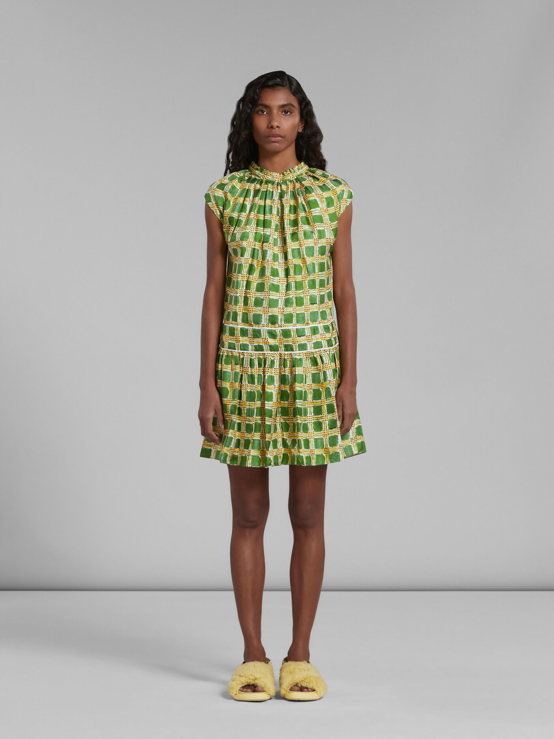 Marni Green Fibres Casual Women's Dress