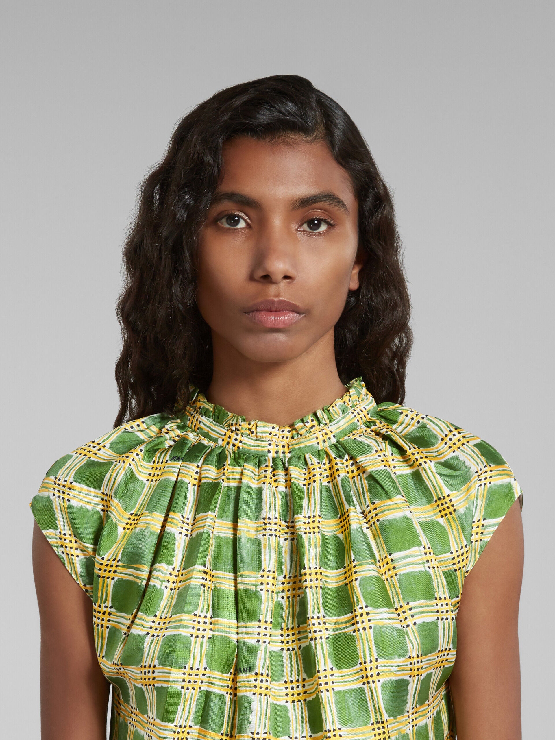 Marni Green Fibres Casual Women's Dress