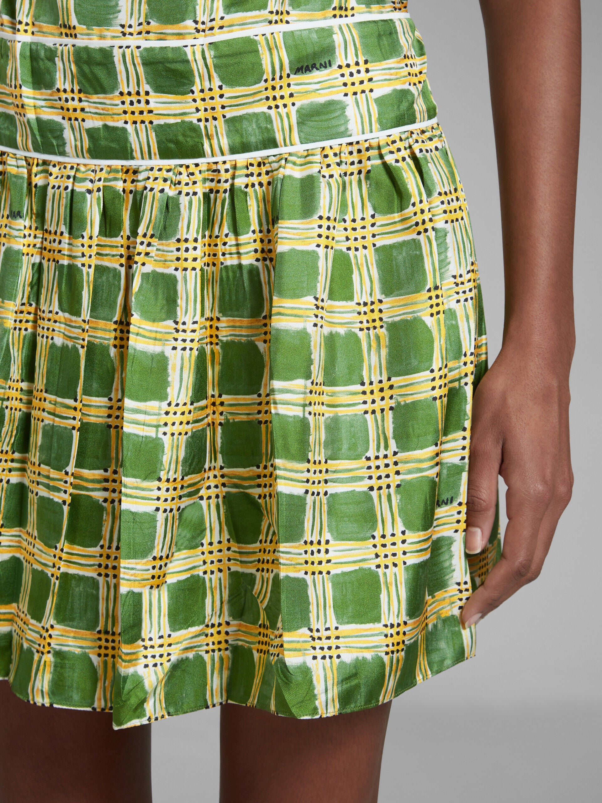 Marni Green Fibres Casual Women's Dress