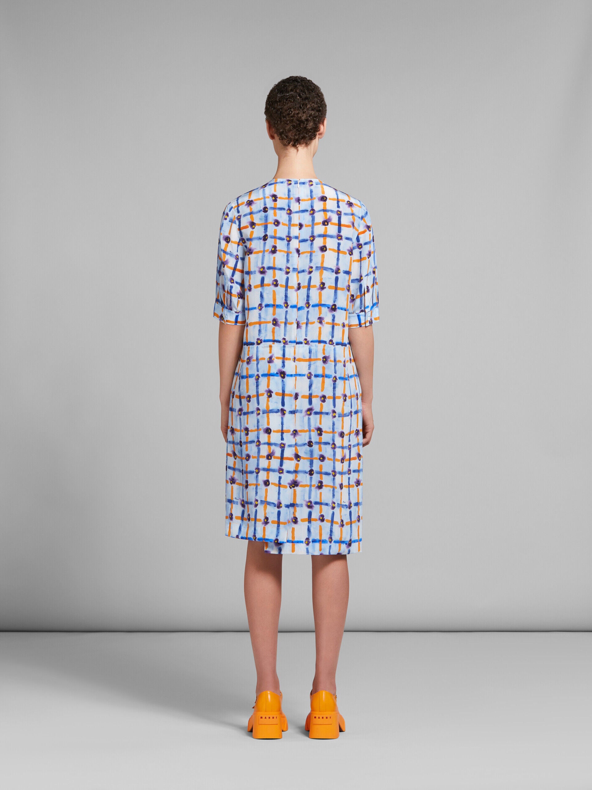 Marni Blue Fibres Casual Women's Dress