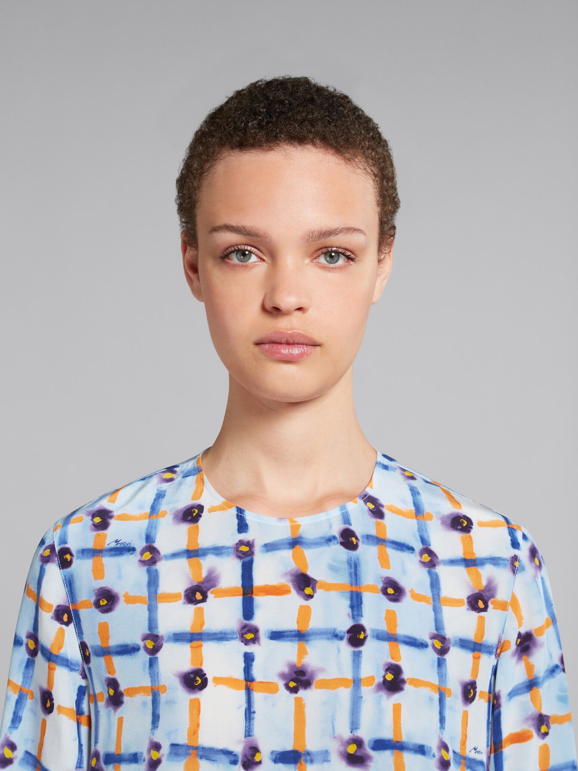 Marni Blue Fibres Casual Women's Dress