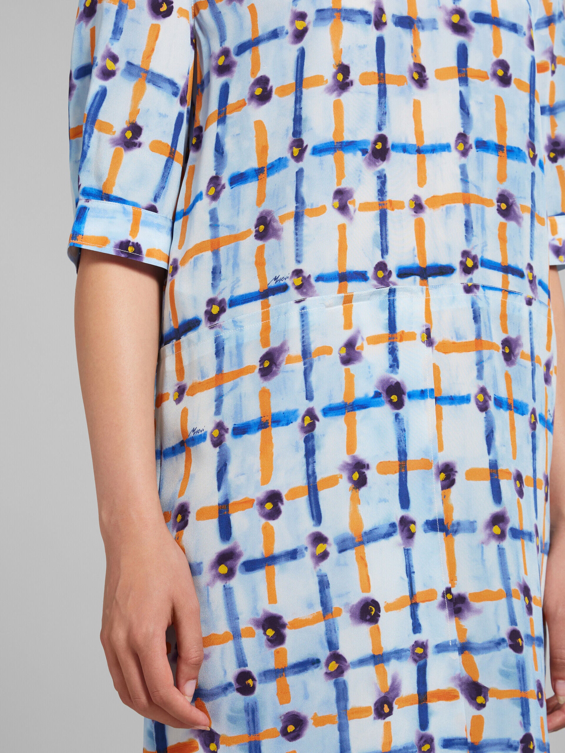 Marni Blue Fibres Casual Women's Dress
