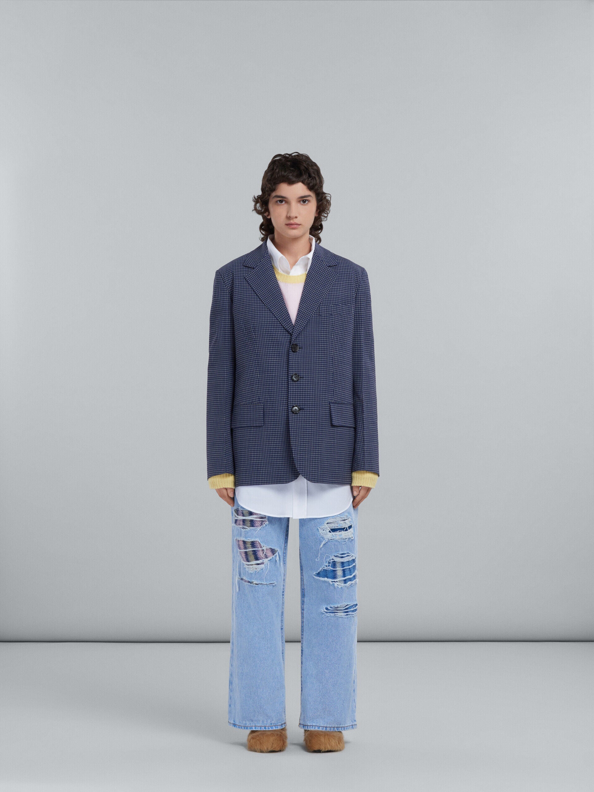 Marni Blue Fibres Women's Coat