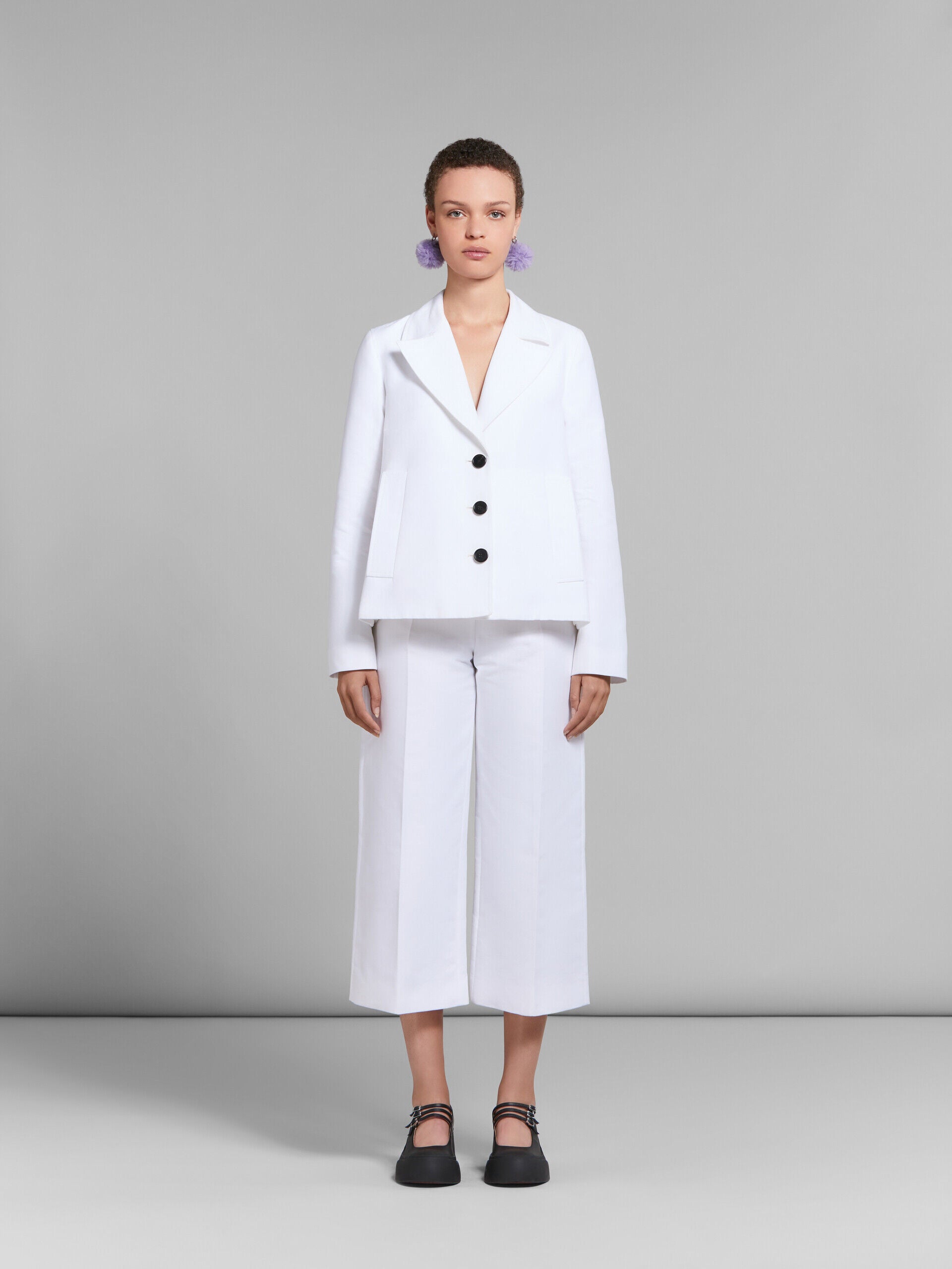 Marni White Fibres Casual Women's Pants