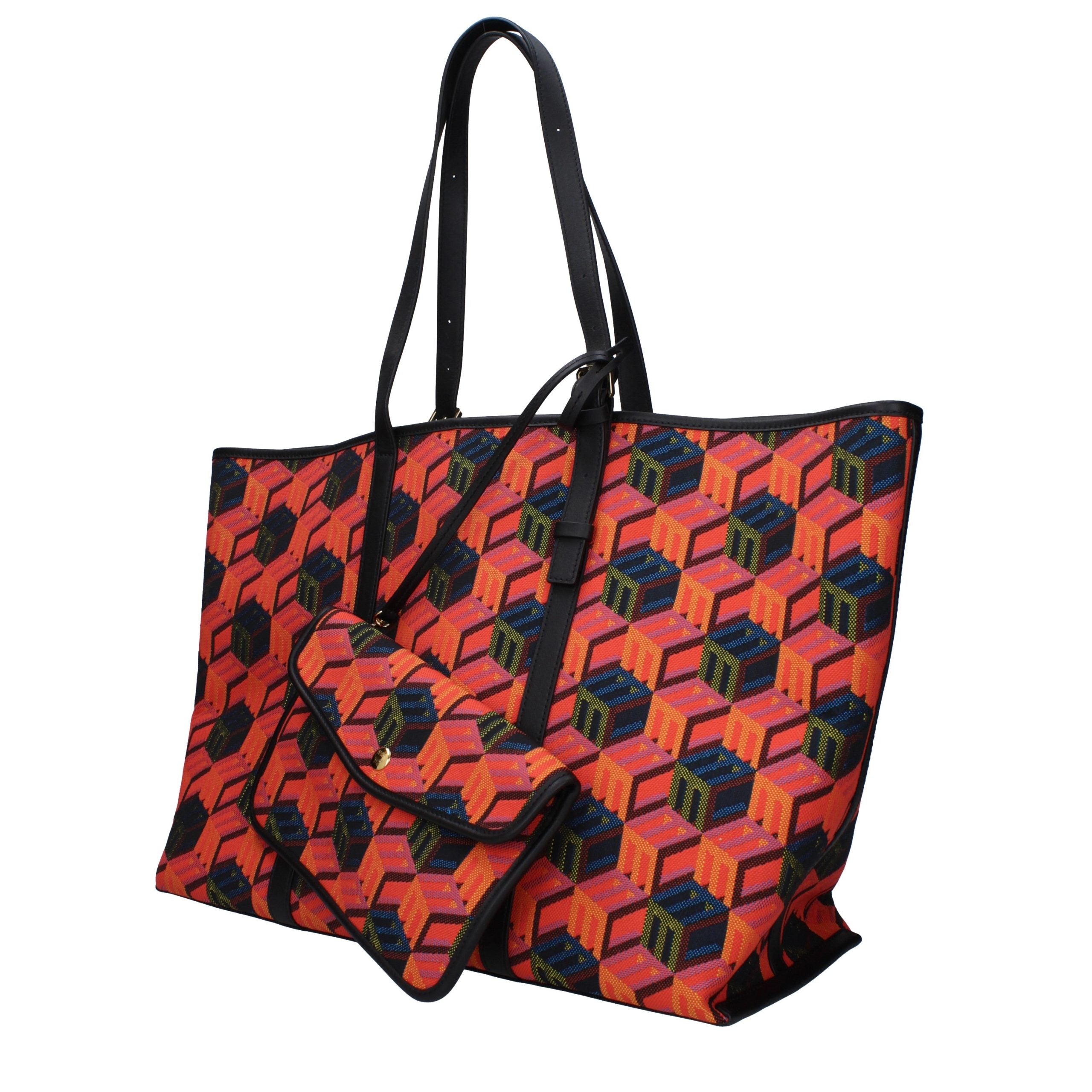 MCM Multicolor Fabric Shoulder Women's Bag