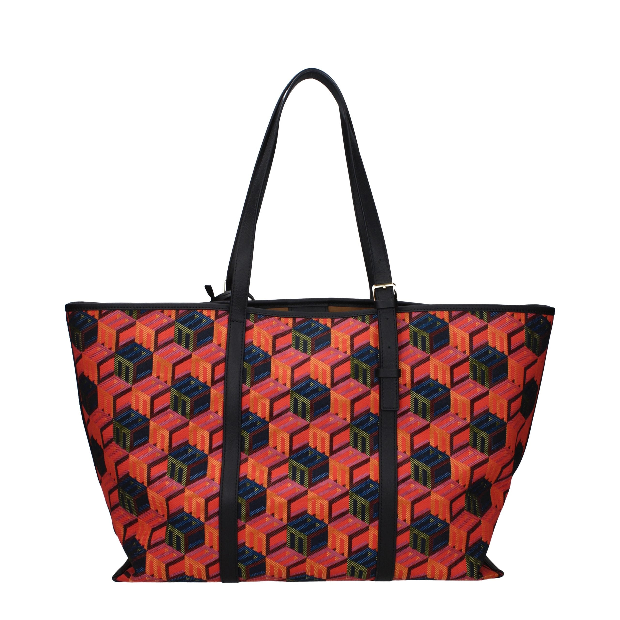 MCM Multicolor Fabric Shoulder Women's Bag