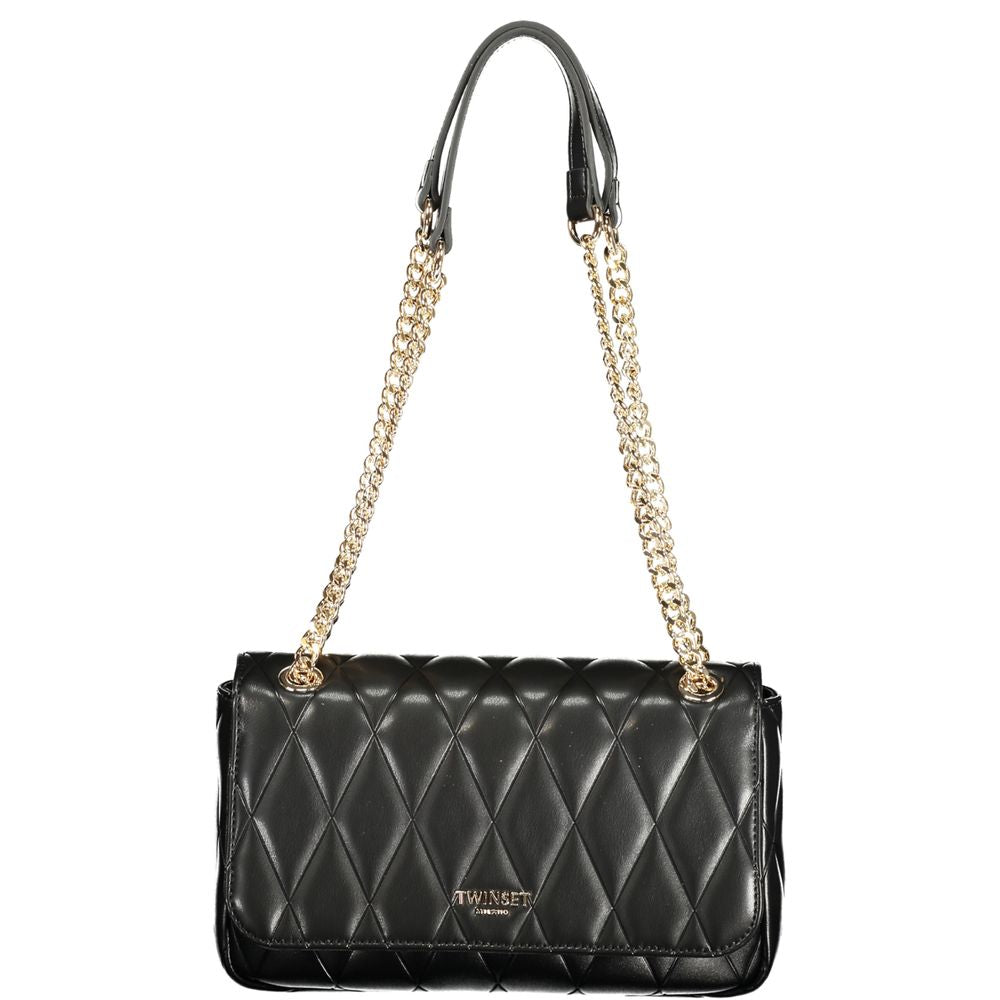 Twinset Black Polyurethane Women Women's Handbag