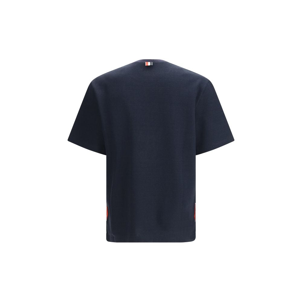 Thom Browne Blue Cotton Men's T-Shirt