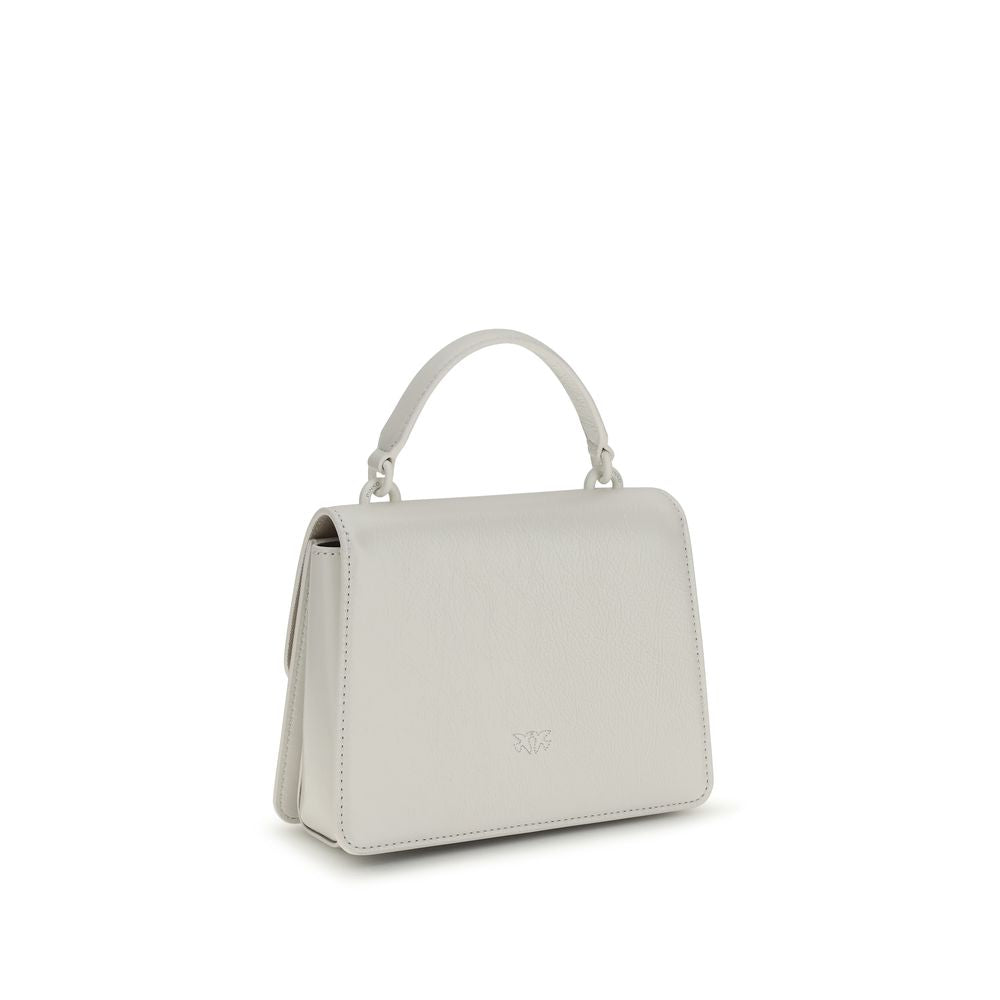 PINKO White Goatskin Women's Handbag