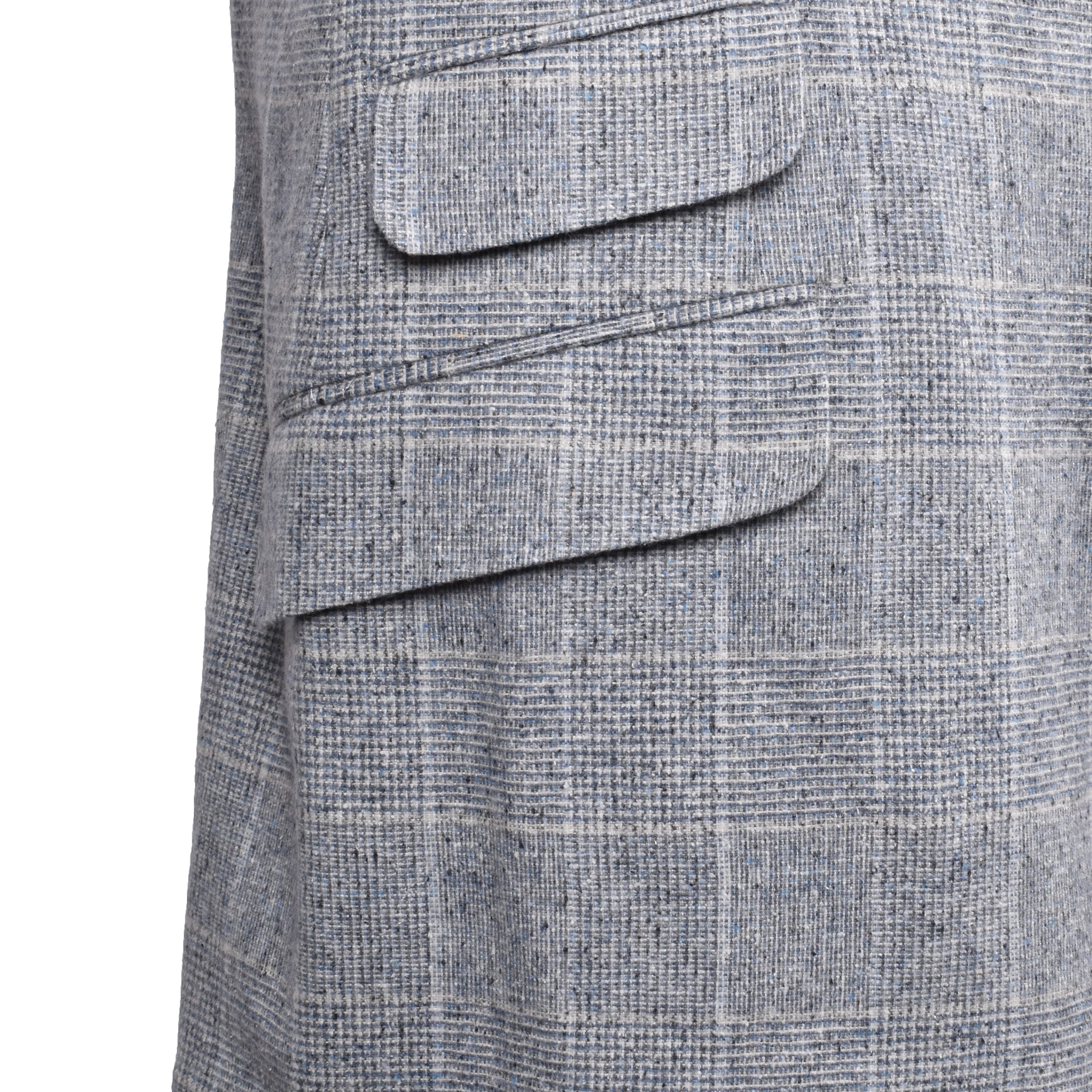 Brunello Cucinelli Blue Silk Men's Blazer