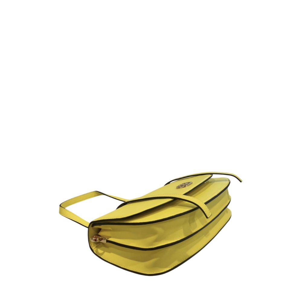 Twinset Yellow PU Women Shoulder Women's Bag