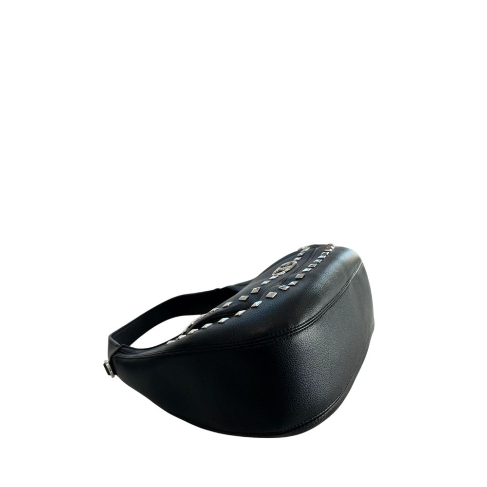 Twinset Black PU Women Shoulder Women's Bag