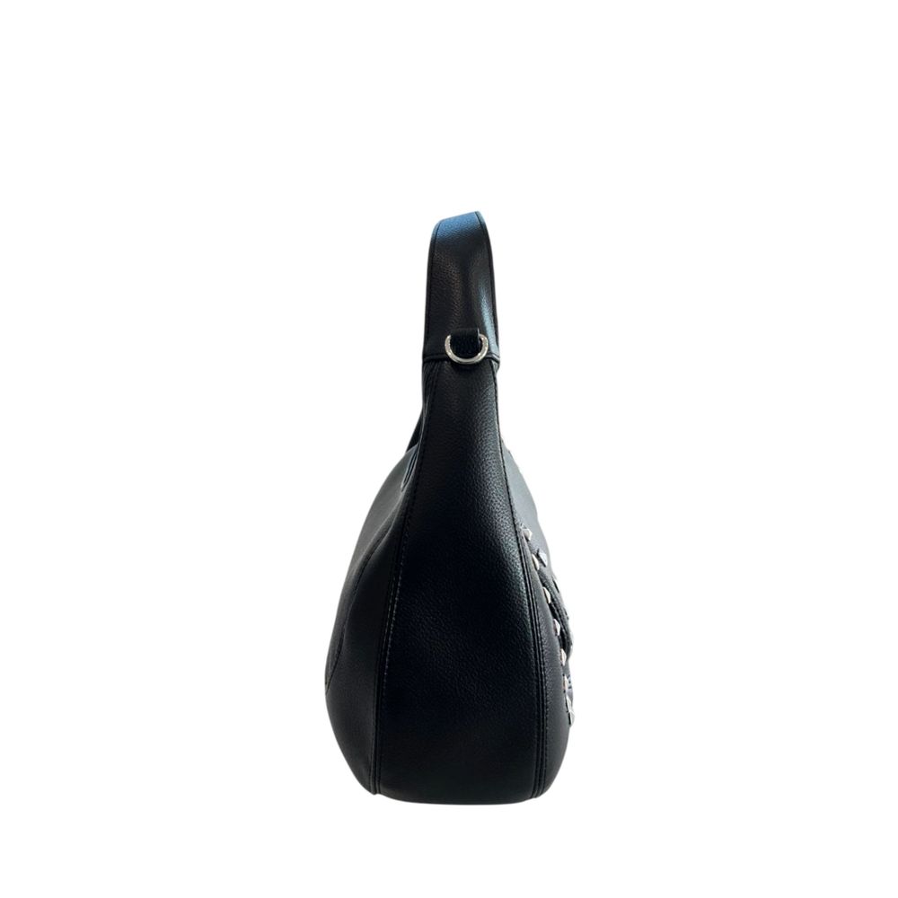 Twinset Black PU Women Shoulder Women's Bag