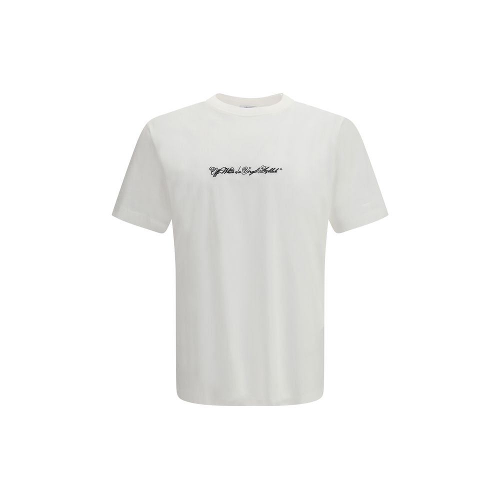 Off-White White Cotton Men's T-Shirt