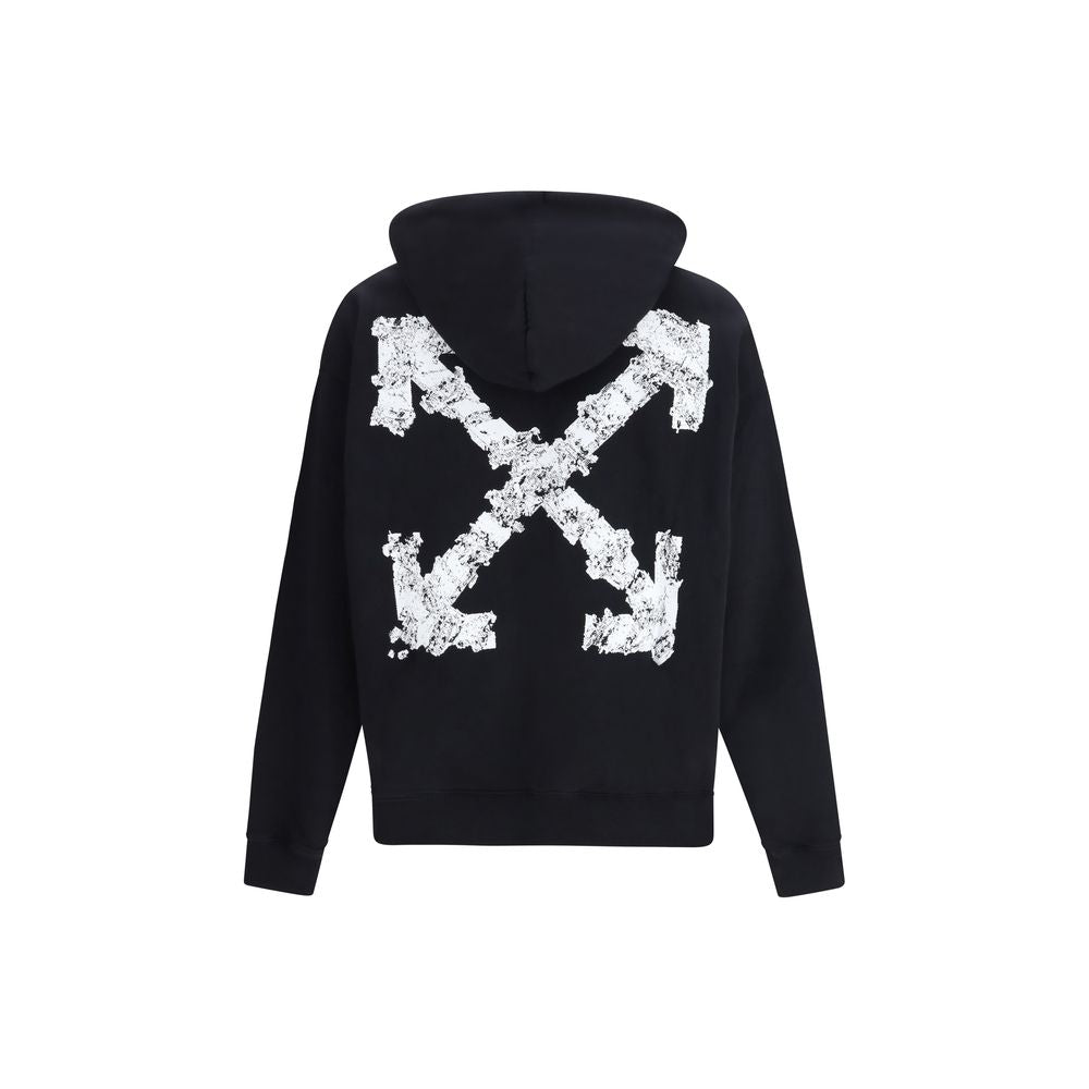 Off-White Black Cotton Men's Sweatshirt