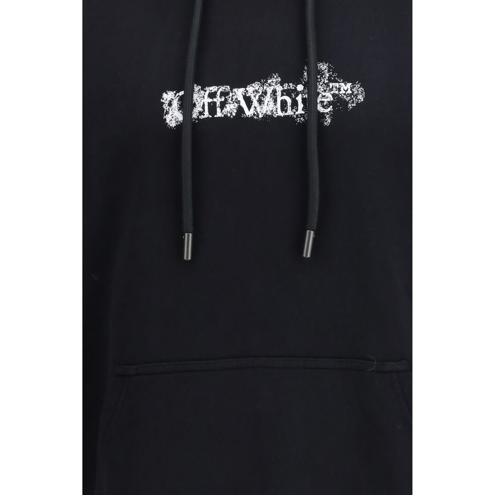 Off-White Black Cotton Men's Sweatshirt