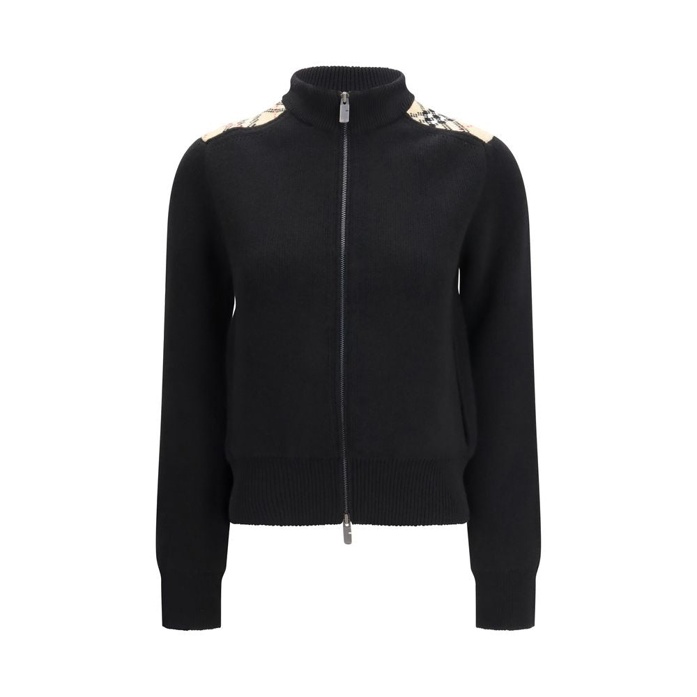 Burberry Black Wool Women's Cardigan