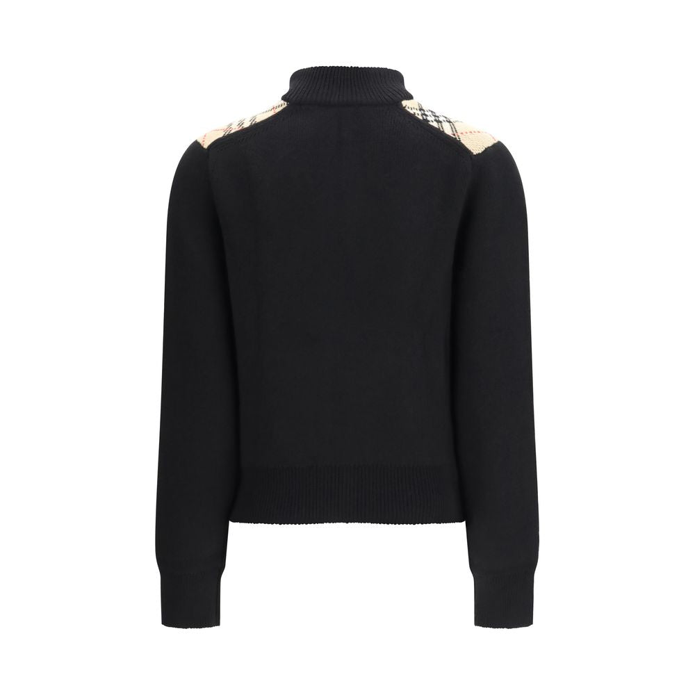 Burberry Black Wool Women's Cardigan