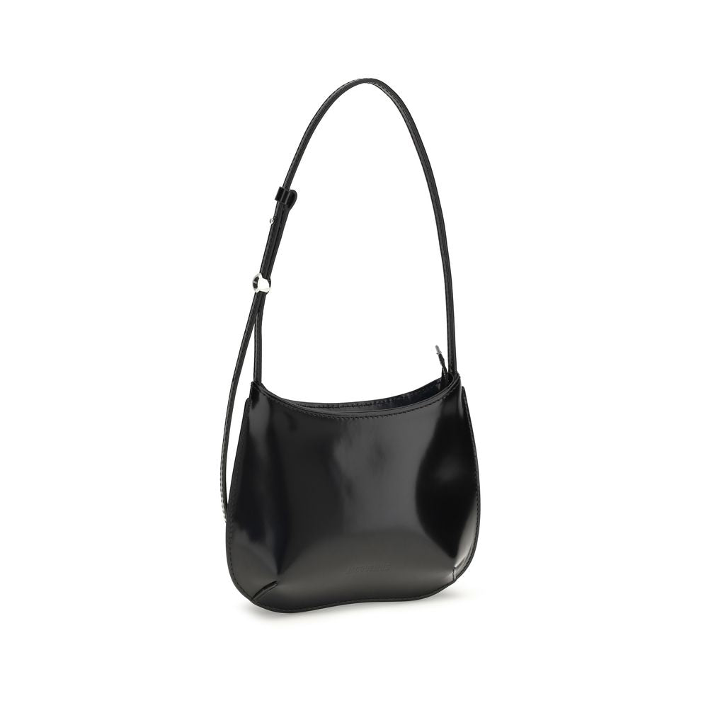 Jacquemus Black Calf Leather Bos Taurus Shoulder Women's Bag
