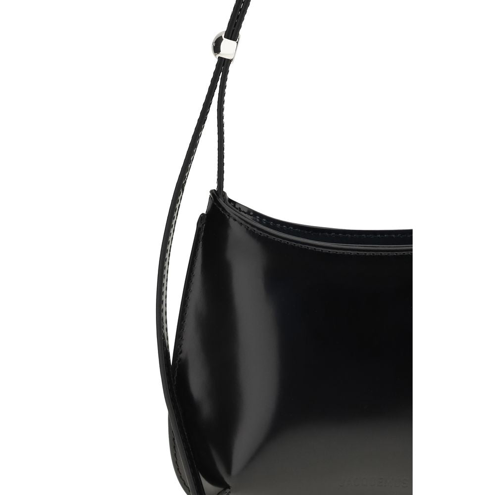 Jacquemus Black Calf Leather Bos Taurus Shoulder Women's Bag