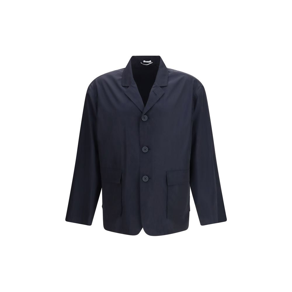 Thom Browne Blue Polyester Full-Length Men's Jacket