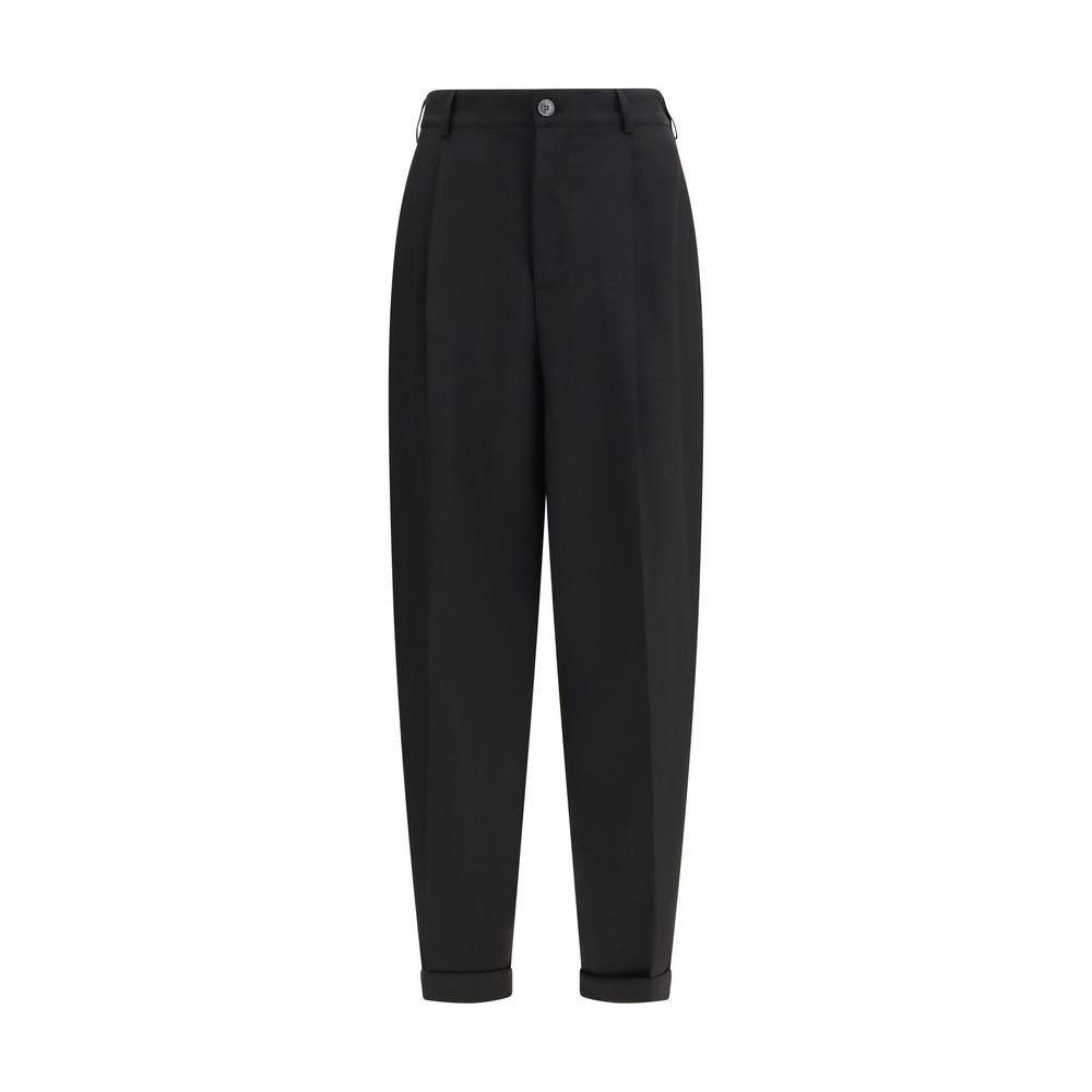 Marni Black Wool Casual Men's Pants