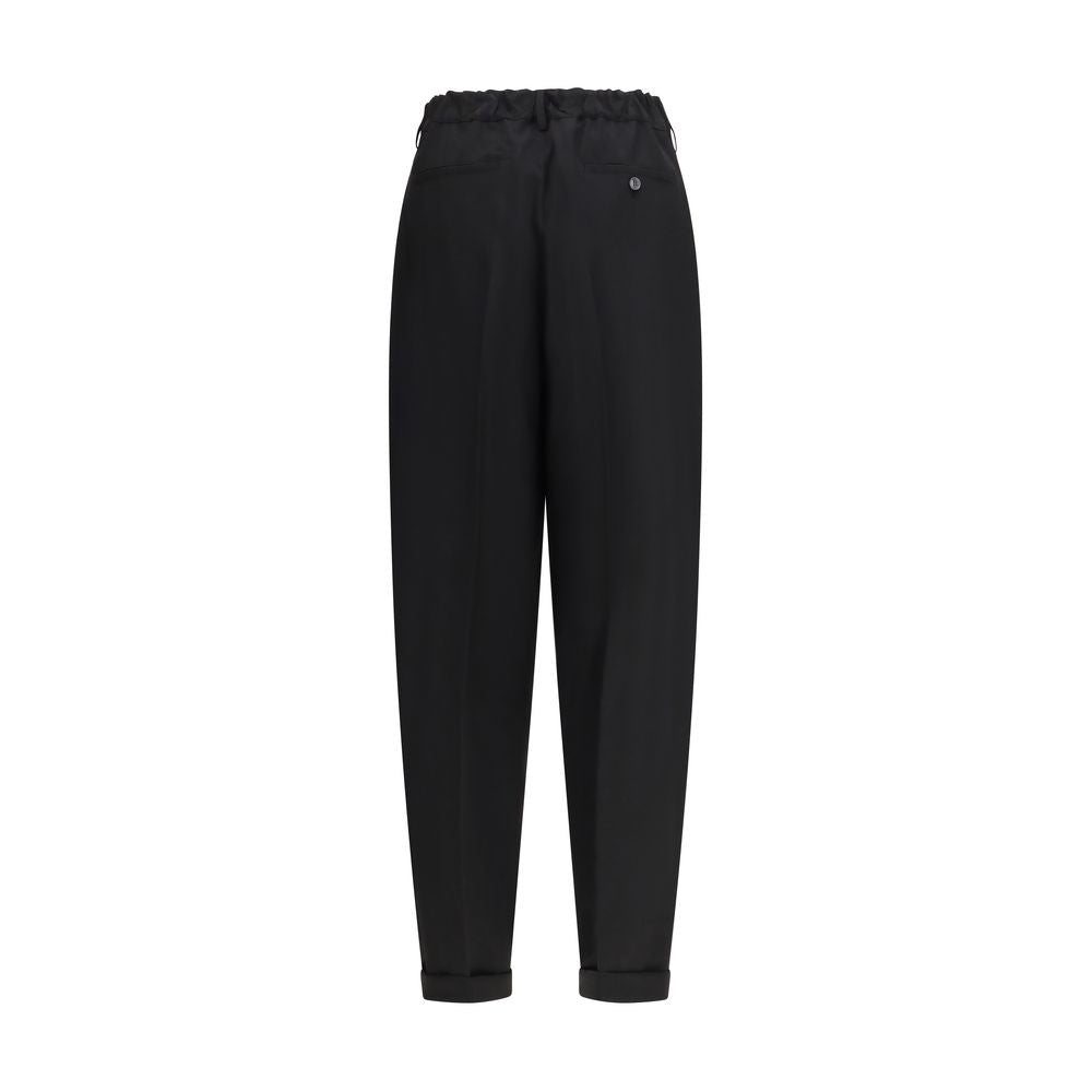 Marni Black Wool Casual Men's Pants