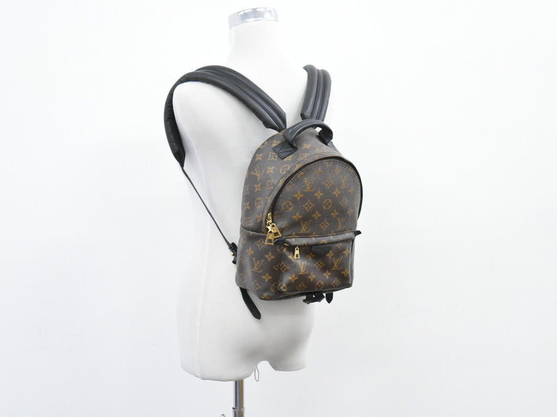 Louis Vuitton Palm Springs Brown Canvas Backpack Bag (Pre-Owned)