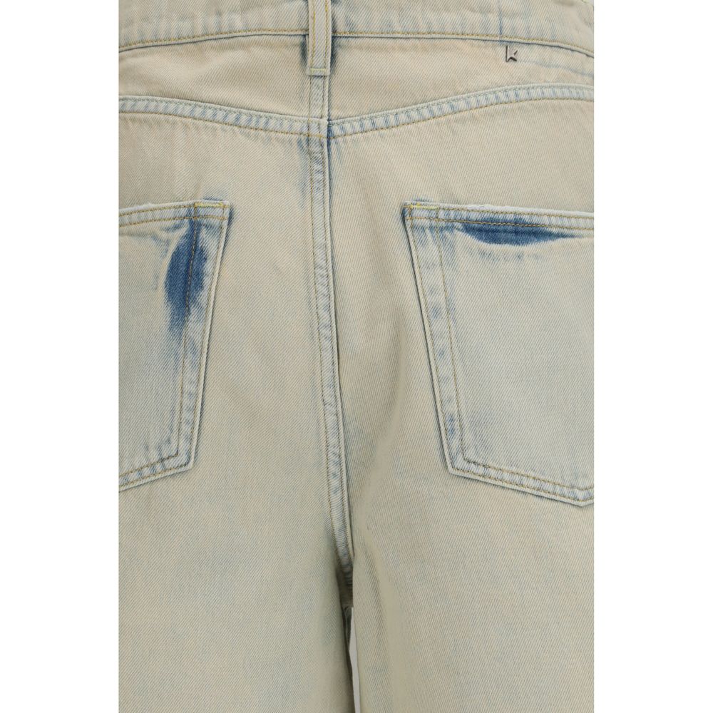 Golden Goose Blue Cotton Bermuda Men's Shorts