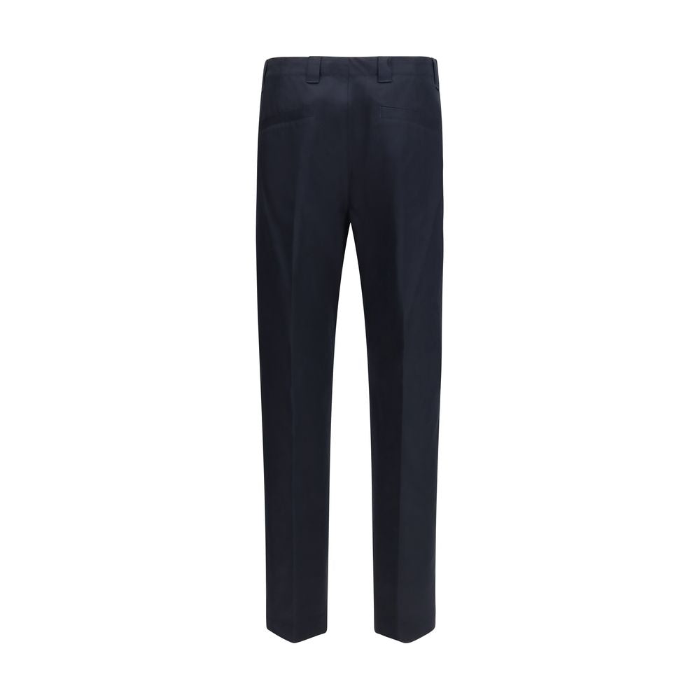 Gucci Blue Cotton Casual Men's Pants