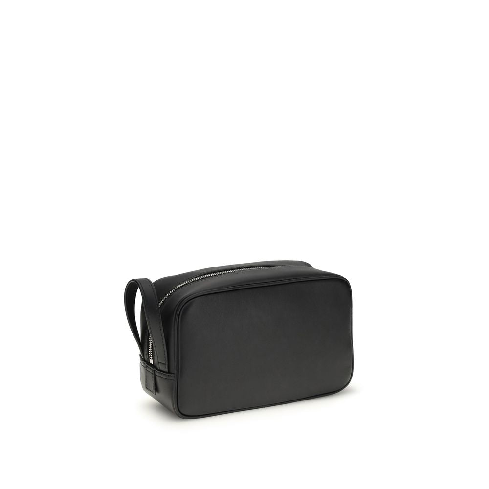 Dolce & Gabbana Black Calf Leather Bos Taurus Other Men's Accessories