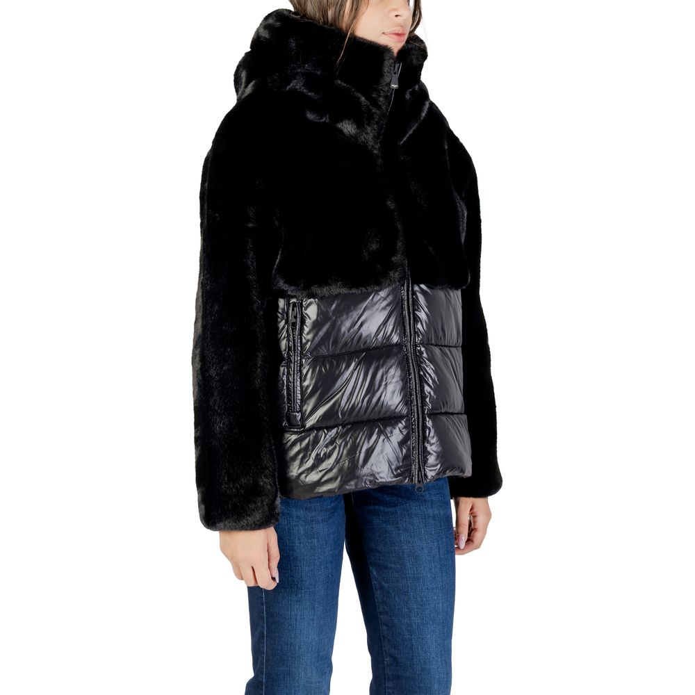 Blauer Black Polyester Women's Coat