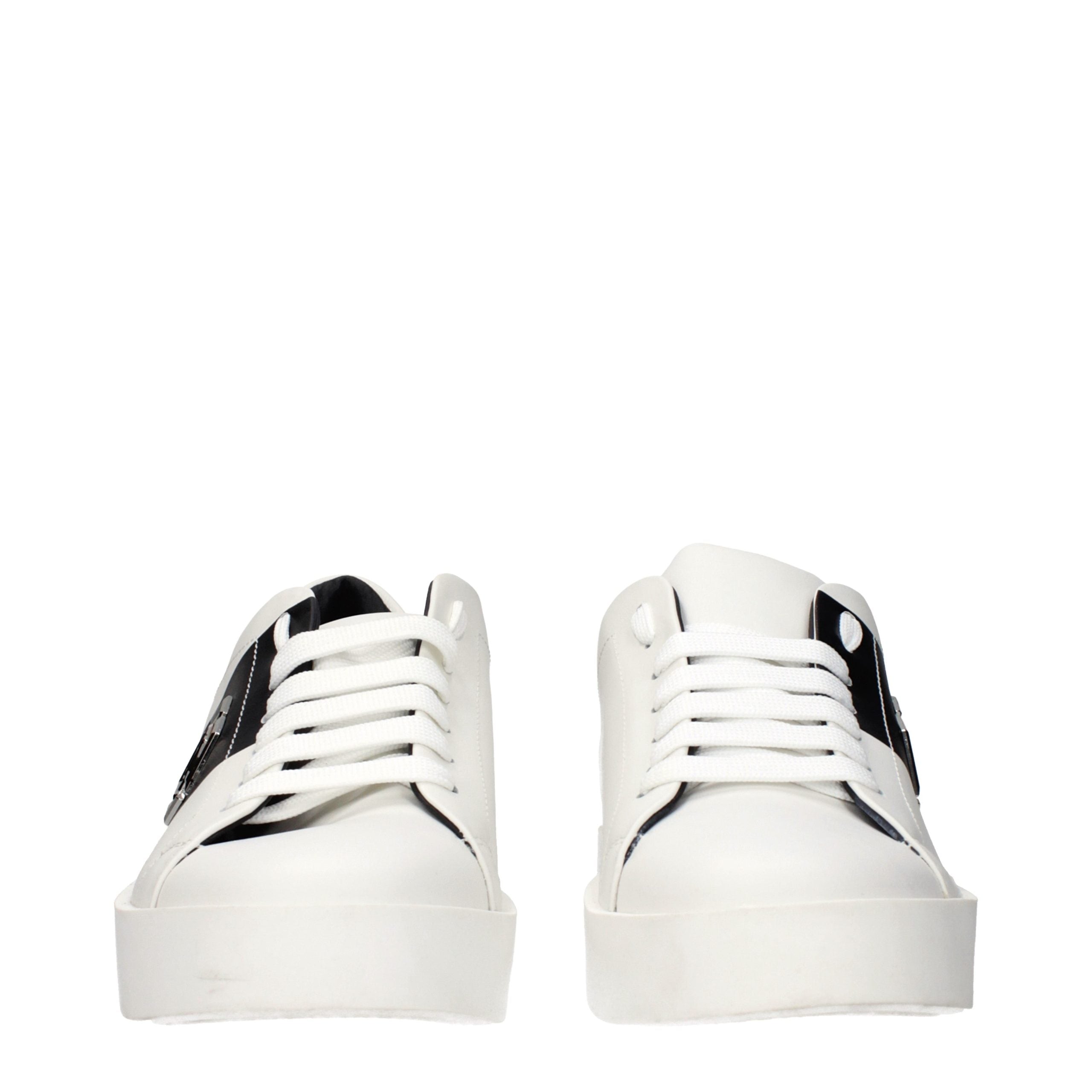 Philipp Plein White Leather Men's Sneakers