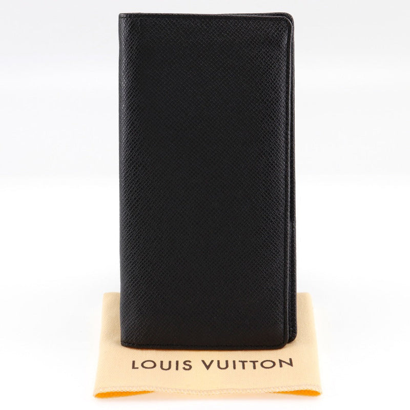 Louis Vuitton Brazza Navy Leather Wallet  (Pre-Owned)