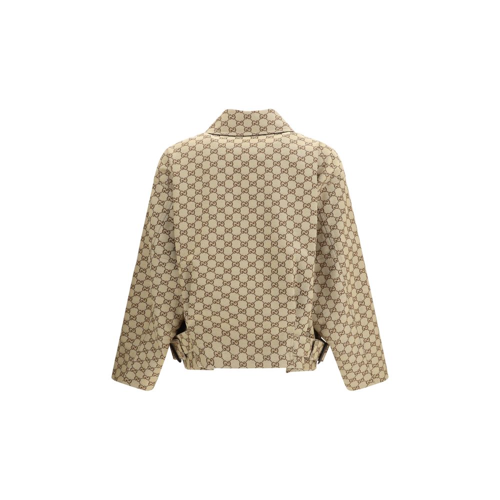 Gucci Beige Cotton Women's Bomber