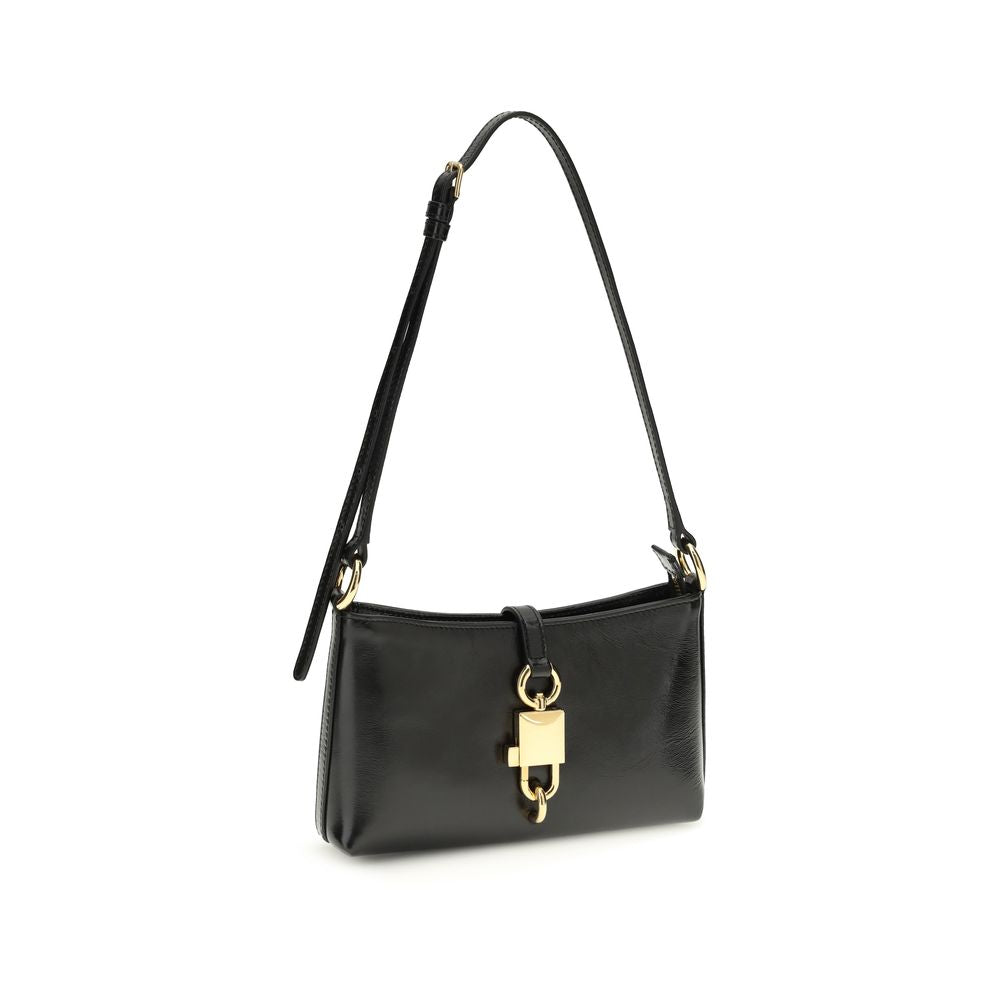 Dolce & Gabbana Black Calf Leather Bos Taurus Shoulder Women's Bag