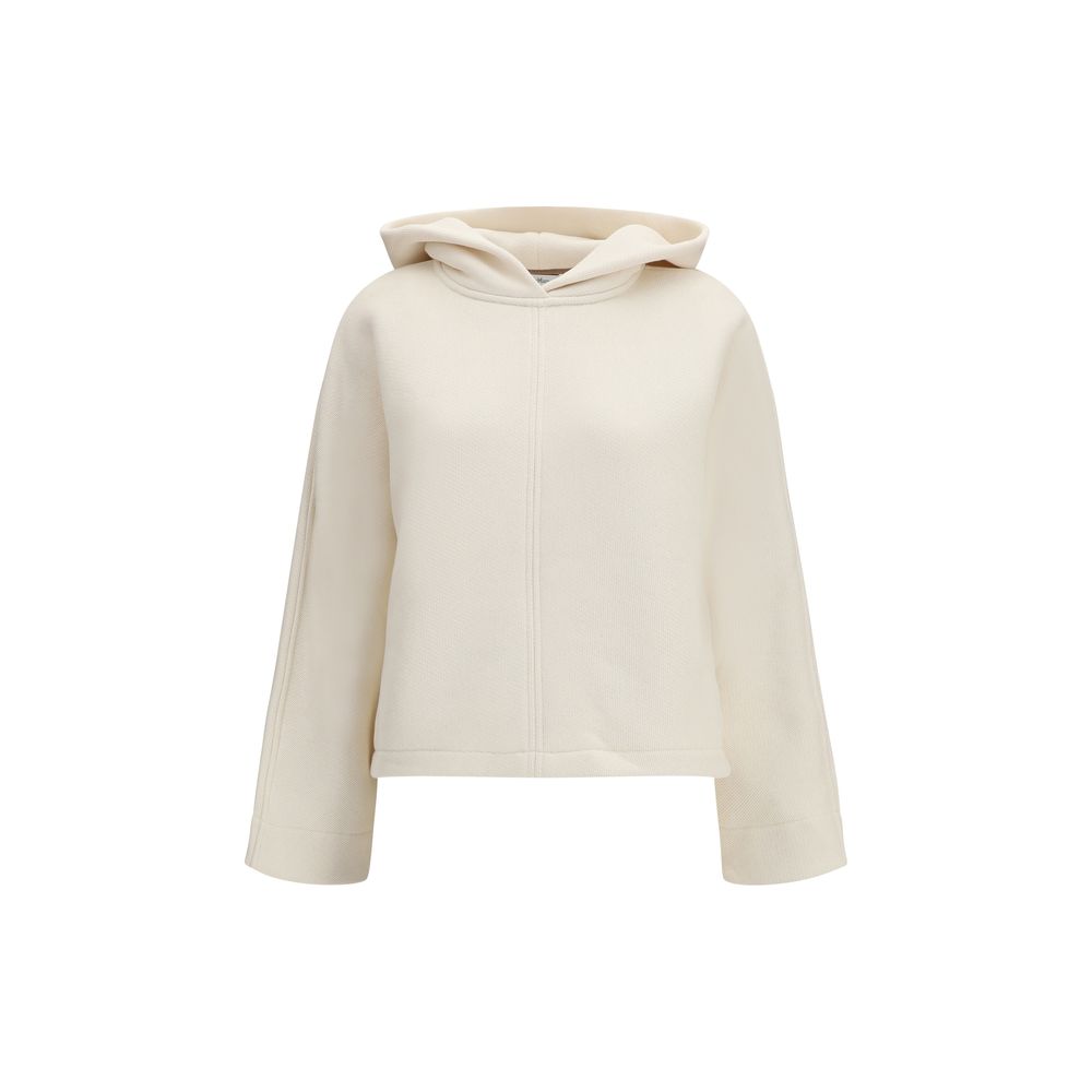 Max Mara Pure Beige Cotton Women's Sweatshirt