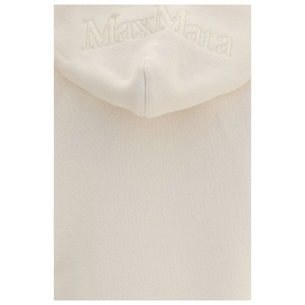 Max Mara Pure Beige Cotton Women's Sweatshirt