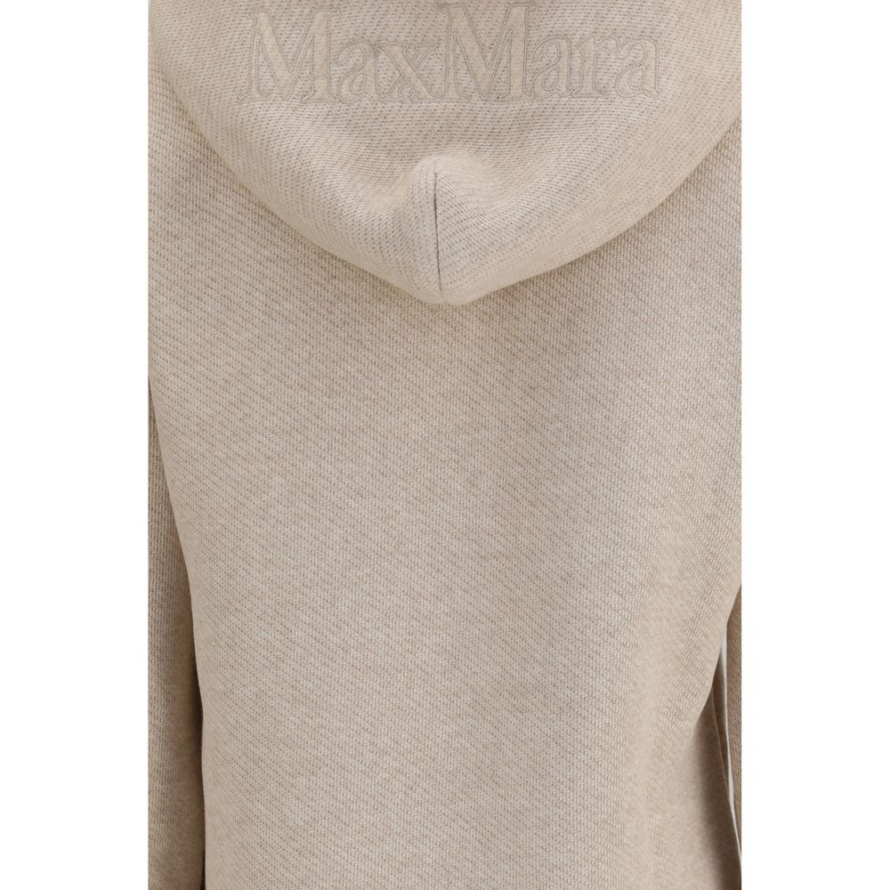 Max Mara Pure Beige Cotton Women's Sweatshirt