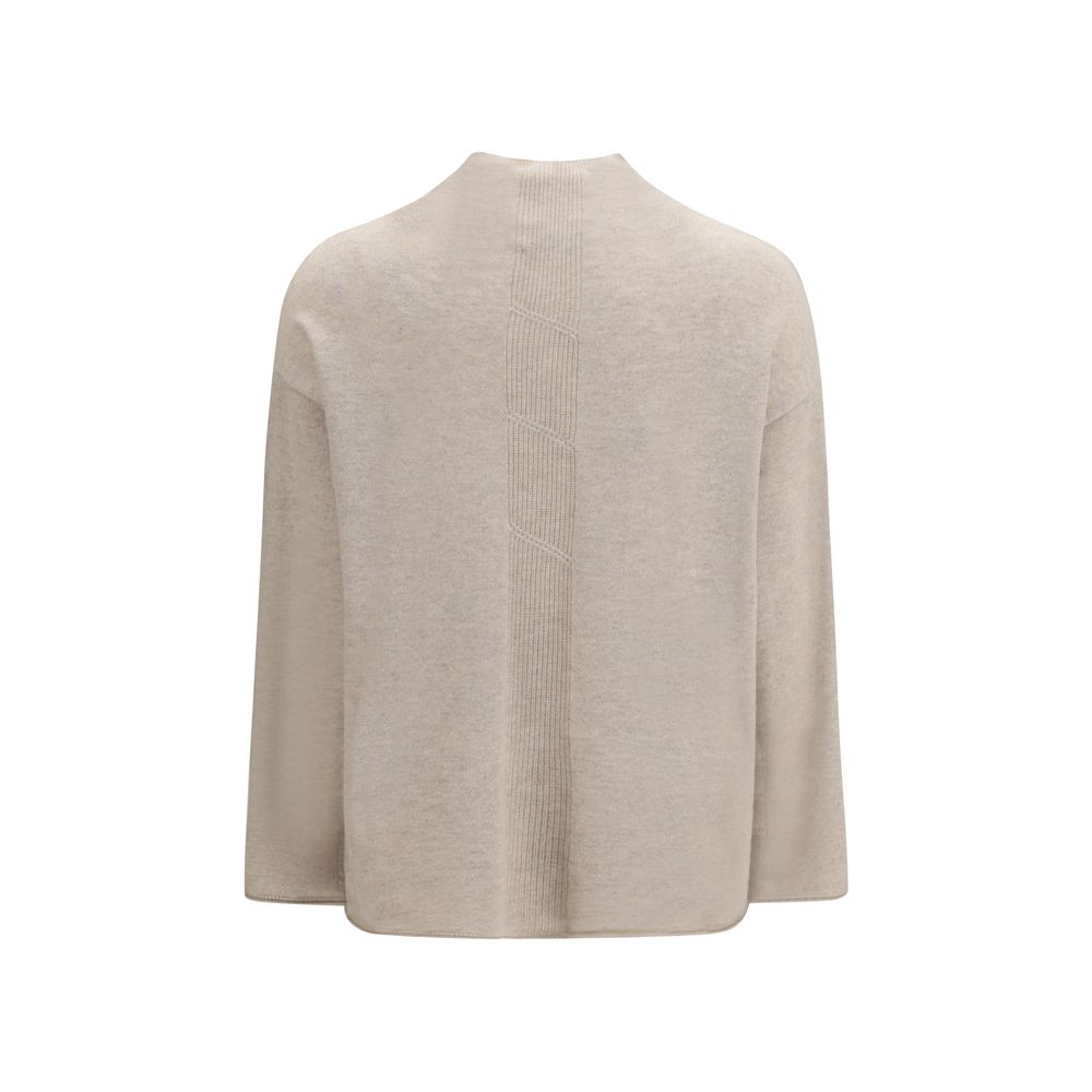 Max Mara Pure Beige Cashmere Women's Sweater