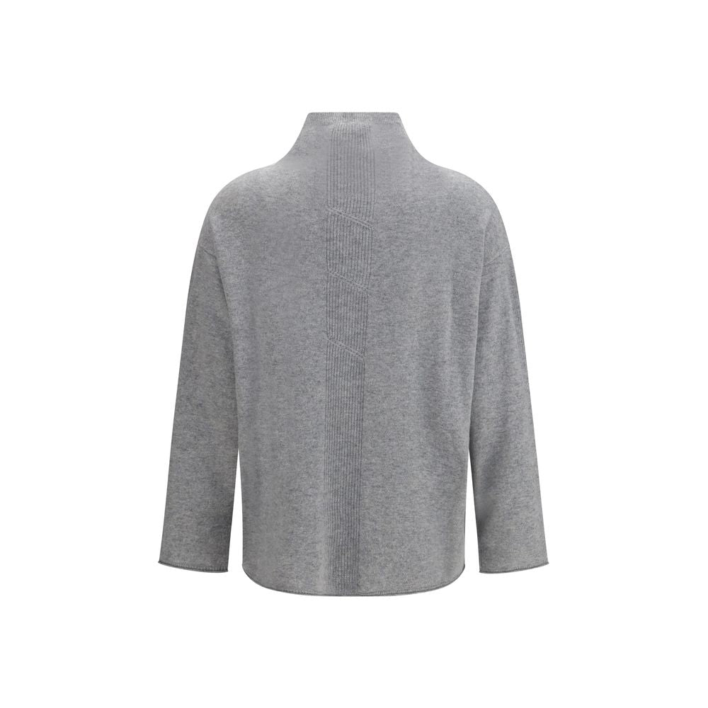 Max Mara Pure Gray Cashmere Women's Sweater