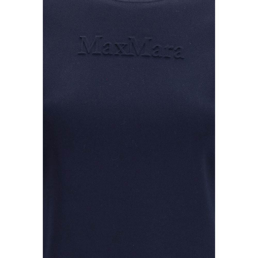 Max Mara Pure Blue Viscose Women's T-Shirt