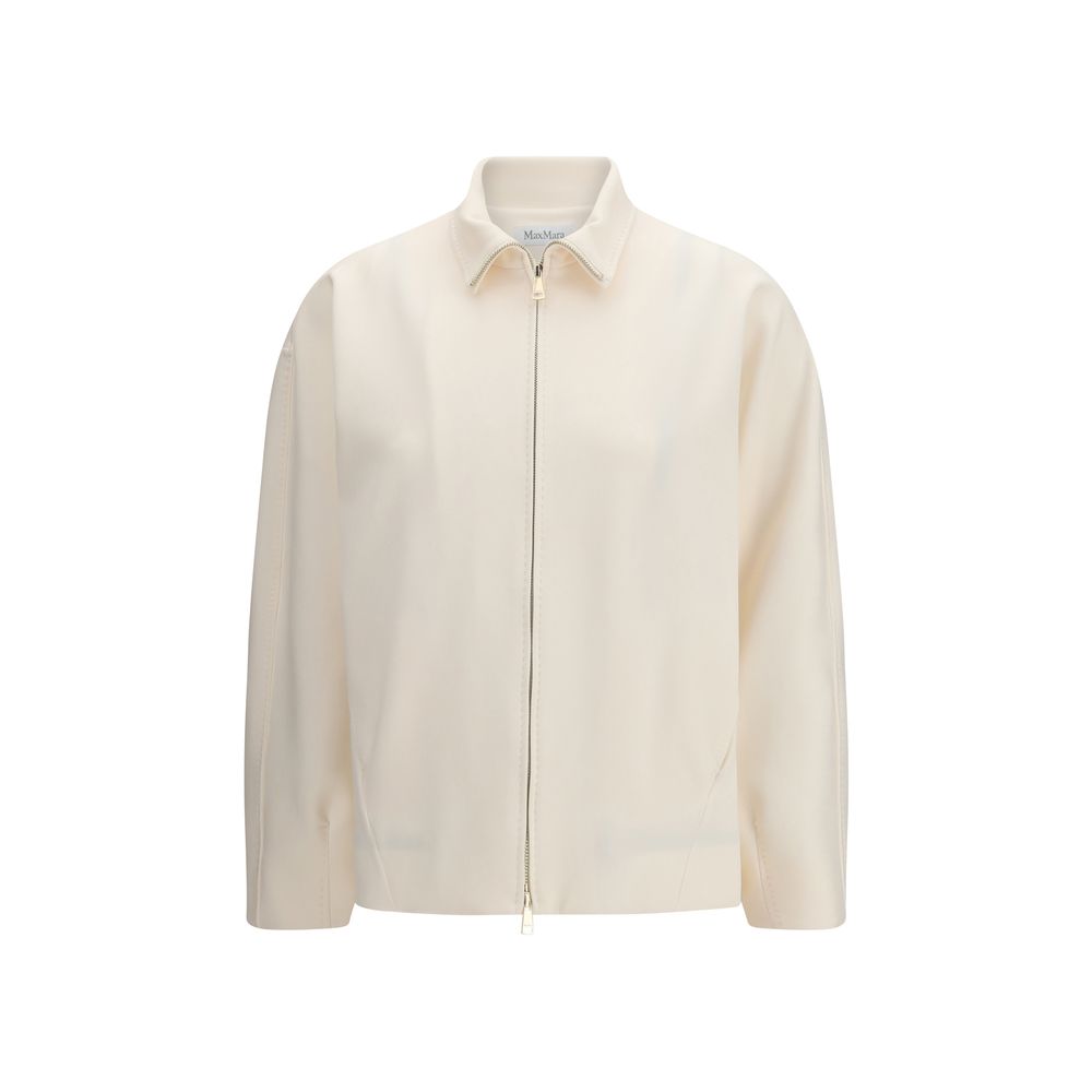 Max Mara Pure Beige Polyamide Shell Women's Jacket