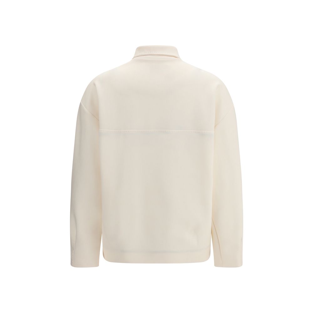 Max Mara Pure Beige Polyamide Shell Women's Jacket